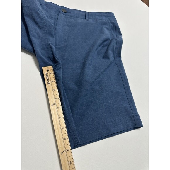 Faherty All Day Shorts Mens 32 Blue Casual Stretch Drawstring Pocket Summer - Picture 11 of 14